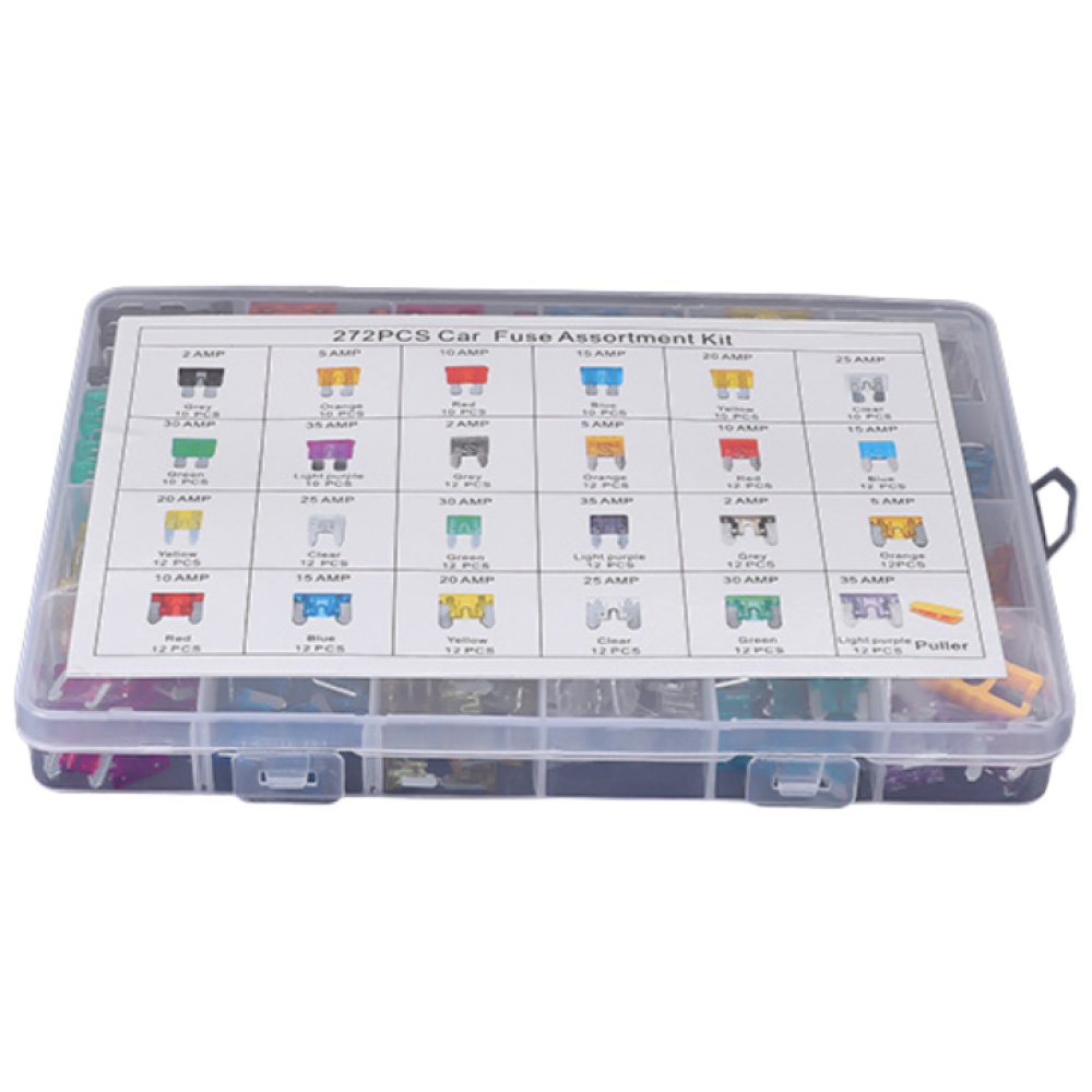 (제이케이) 카 자동차용 휴즈 퓨즈 FUSE 신형 3종 대형/소형/LP미니 ATO / mini / LP-mini 272pcs CAR FUSES 19,800원