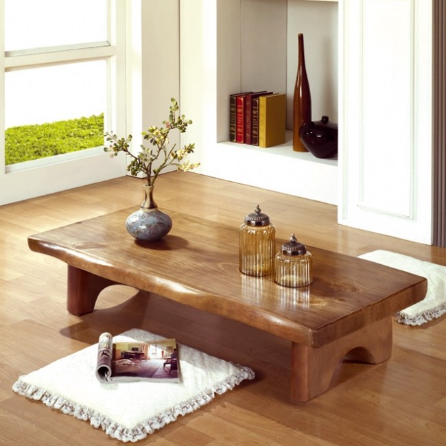 나무드림 통원목 좌식테이블 120사이즈 좌탁, 엔틱브라운 299,250원