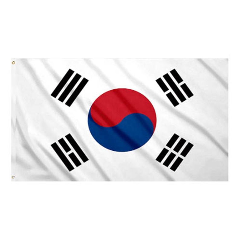 한국 국기 90 150 cm 국기 야외용 폴리에스터 태극기 배너 생생한 색상 변색 방지 내구성 황동 그로밋, 1개, 하양 12,000원