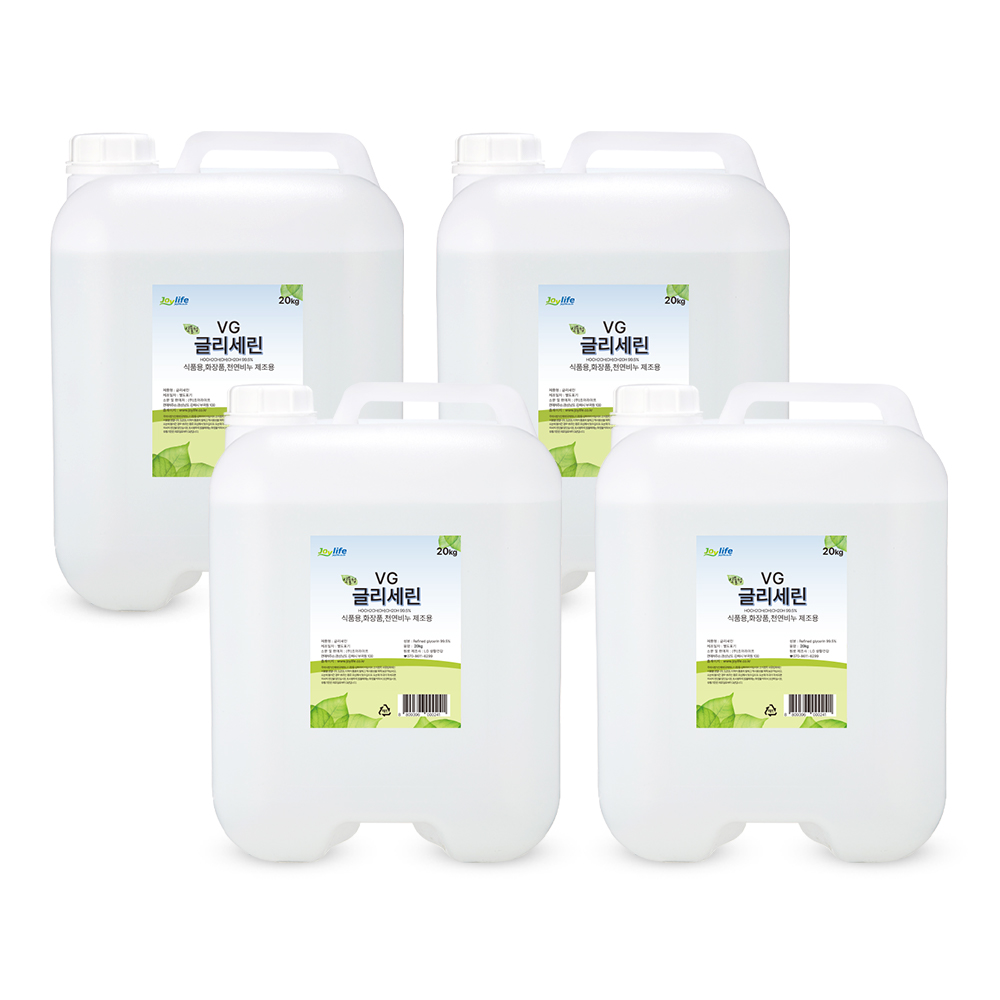 조이라이프 식물성 글리세린 VG 20kg 4개 천연 화장품 비누 슬라임 372,700원