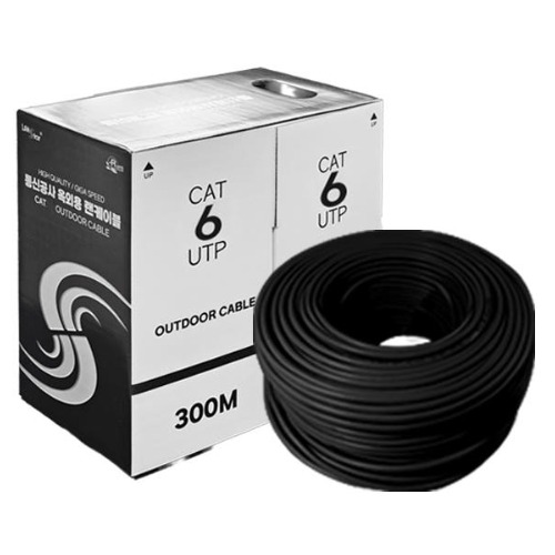 랜스타 옥외 UTP CAT6 HDPE 24AWG 300M 랜케이블 LS-C6OD300 70,020원