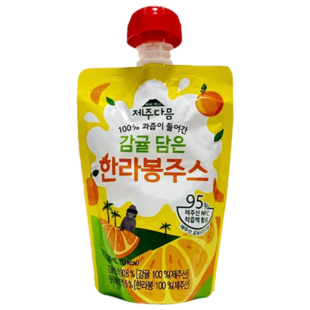 어니스틴 감귤 담은 한라봉 주스 물 타지 않은 제주산 착즙 주스, NFC주스, 감귤 주스, 어린이주스, 학교간식, 어린이집 간식, 교회간식, 30개, 100ml 36,000원