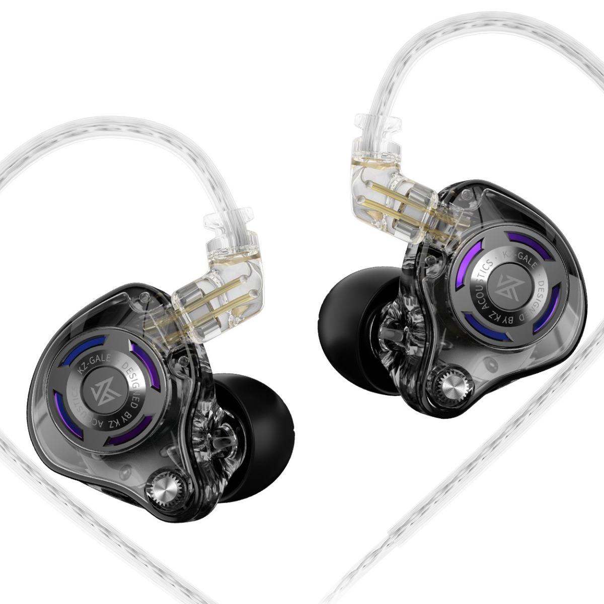 Keephifi KZ Gale 유선 HiFi 이어폰,게이밍 이어폰 IEM,슈퍼라인어 다이나믹 드라이브 음악 모니터 인체공학 헤드셋 커스텀 게이밍 이어버드, 노마이크 29,000원