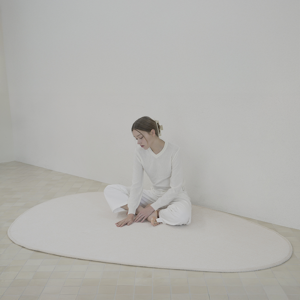 헤이베이 투톤샌드 워셔블 단모 대형 러그 비정형페블 71,520원