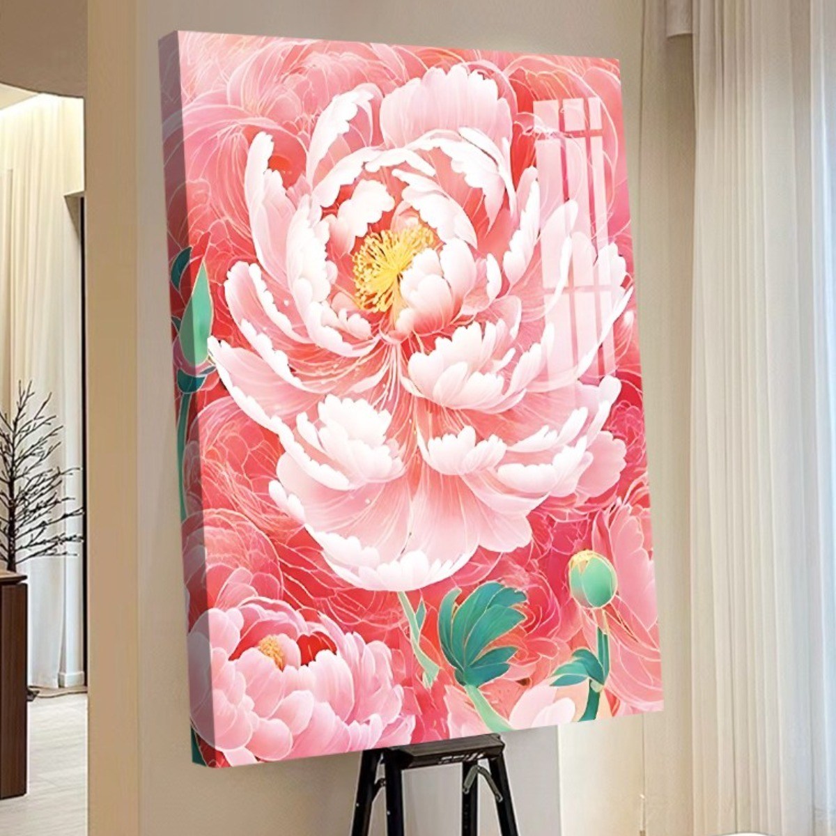 votgl 보석십자수 캔버스형 DIY 액자형 풍경 인물 꽃식물50x40cm 9,900원