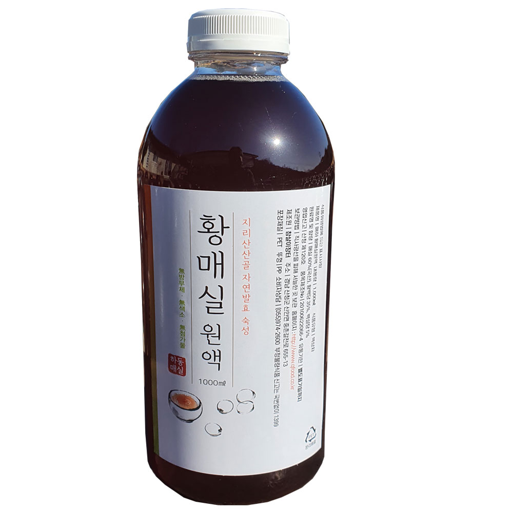 지리산산골 3년숙성 토종 황 매실원액 1000ml 자연발효 숙성 12,370원