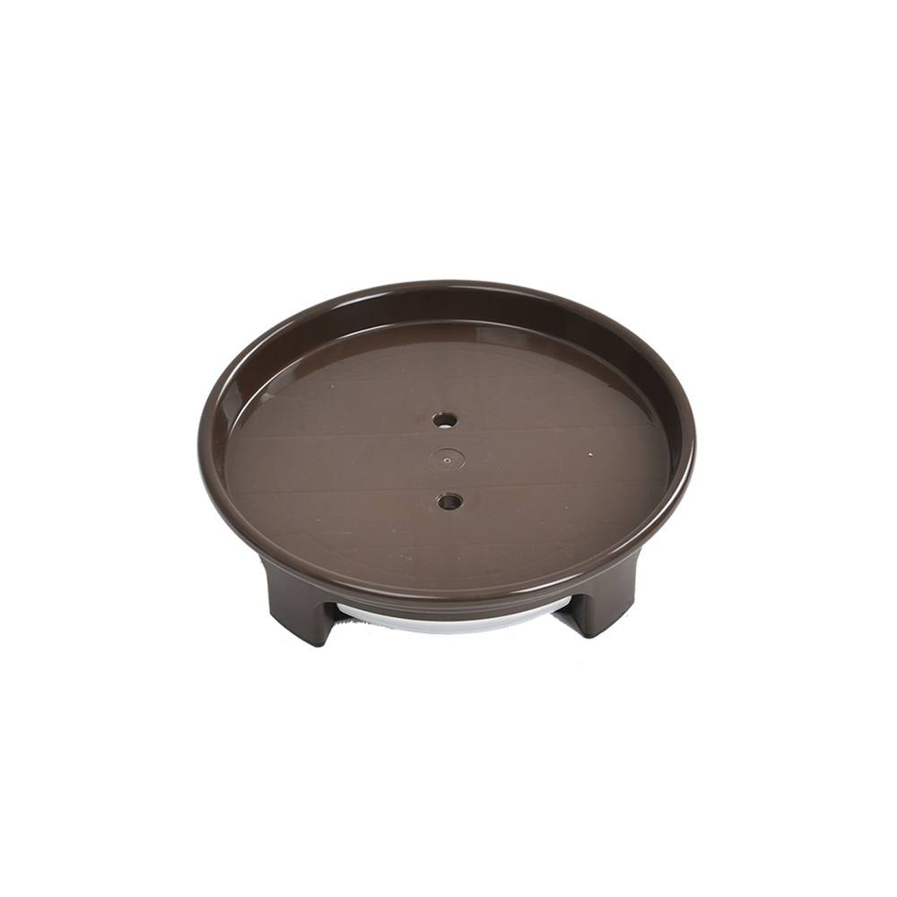 모두다 내경 11.5cm 원형 서랍식 화분받침대, 1개, 옹기색 4,400원