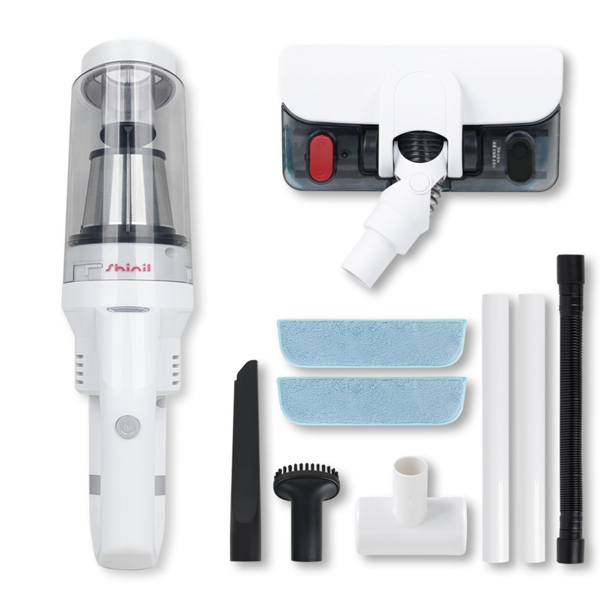 [2026년형 신제품] 이거 하나로 끝! 신일 무선청소기 SVC-DC899 진공 물걸레 핸디형 스틱형 습식 건식, SVC-DC899 (물걸레 겸용), 화이트 69,900원