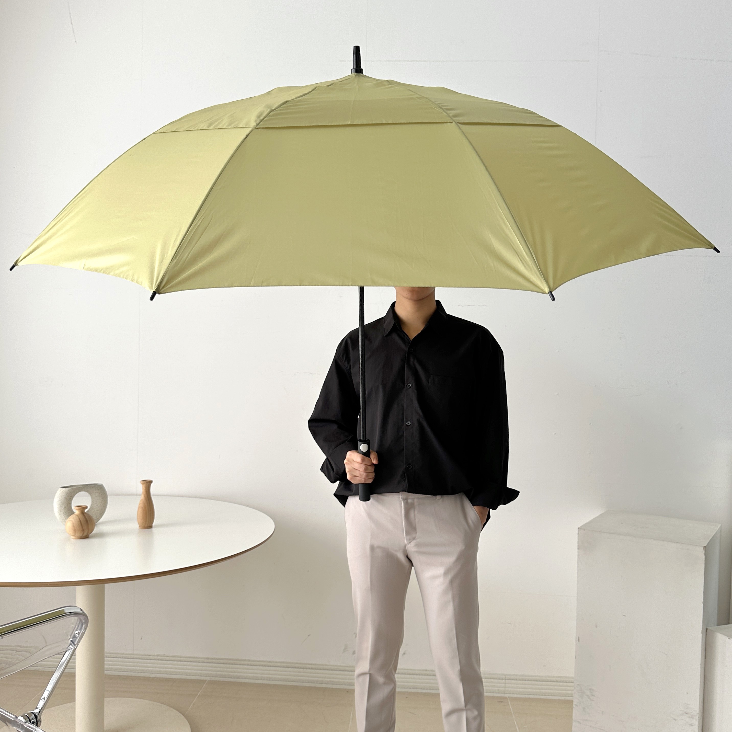 에이프릴랩스 2중천 150cm 대형 골프 우산 의전우산 장우산 파라솔 14,750원