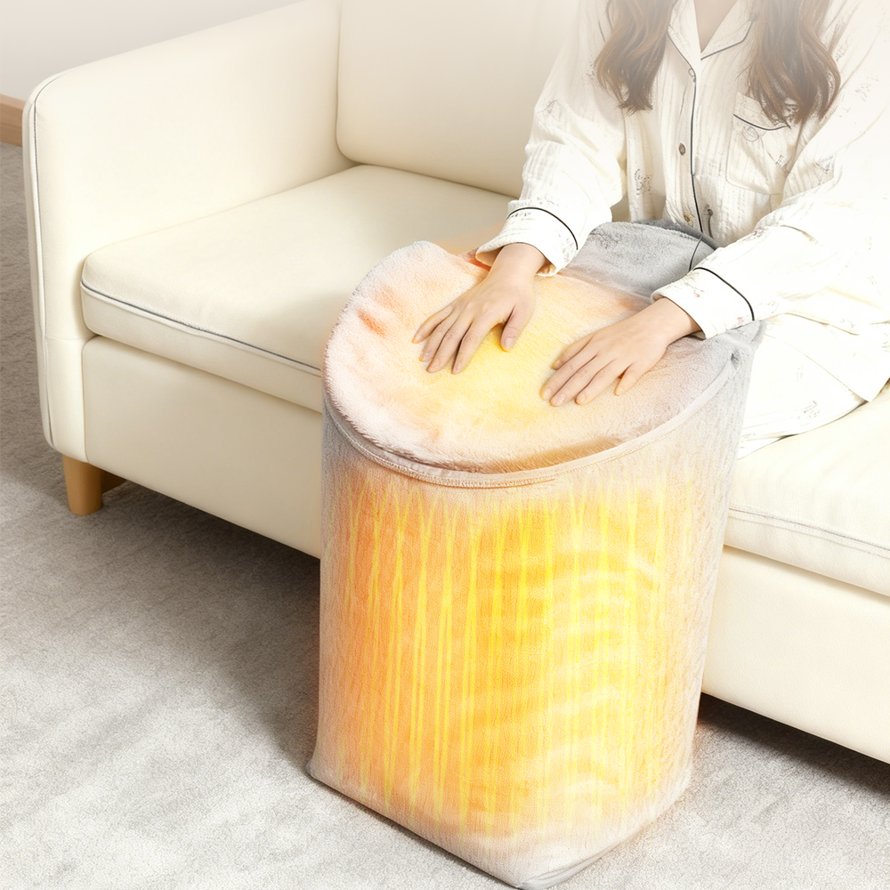 EXTEDRG 전기 발난로 5단계 온도 조절 과열 보호 사무실 발난로 파티션 히터 기능 가정용 발히터  (+무릎담요) 39,300원