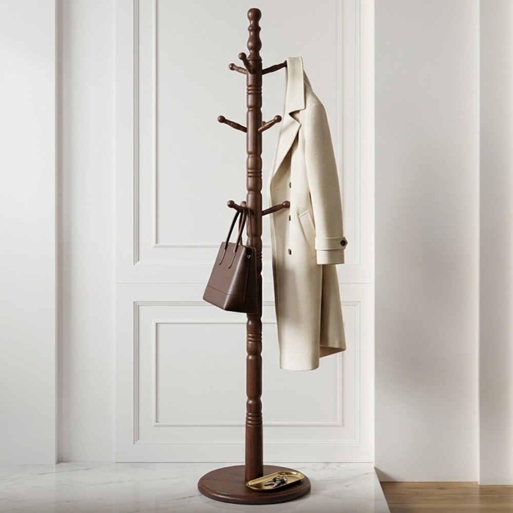 505 물푸레 옷걸이 원목 스탠드 행거, 1개 39,900원