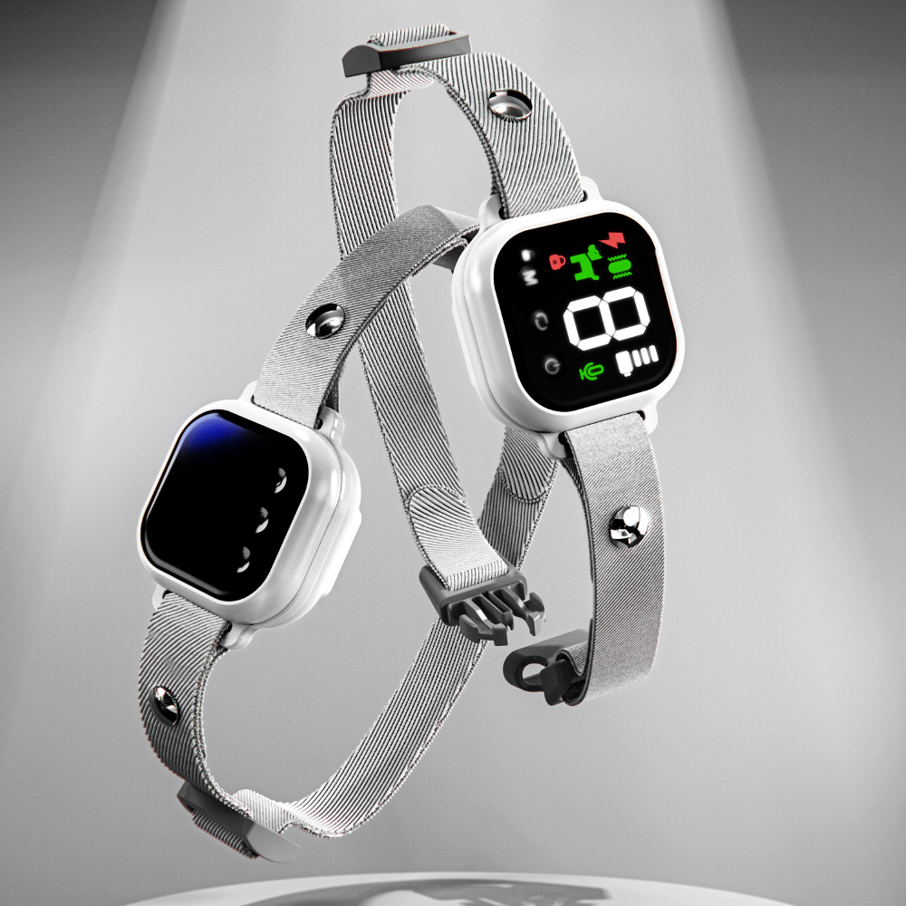 이놀 진동 자극형 강아지 짖음 방지기 JF-LED, 1개, 실버 [EE172] 41,400원