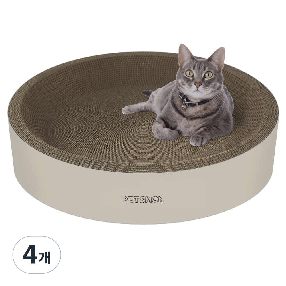 펫츠몬 고양이용 흔들림 없는 눕기편한 B골 원형 스크래쳐 56,100원
