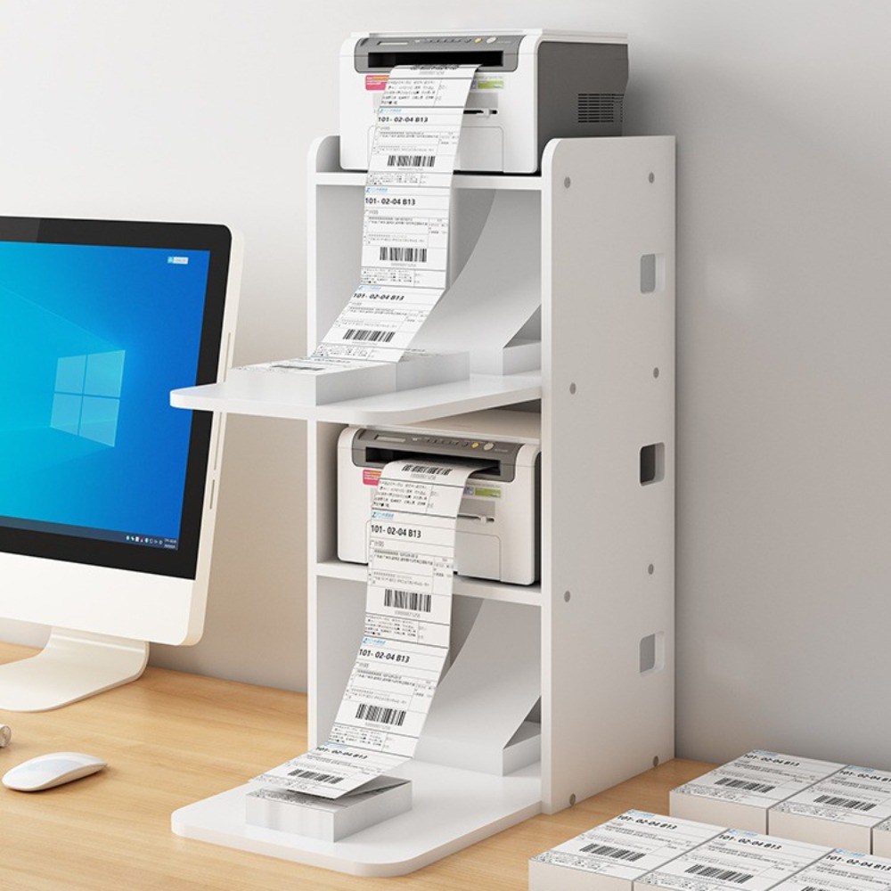 송장거치대 바코드 라벨 프린터 용지 출력기 선반 다이 xprinter 받침대, 화이트, 1개 23,650원