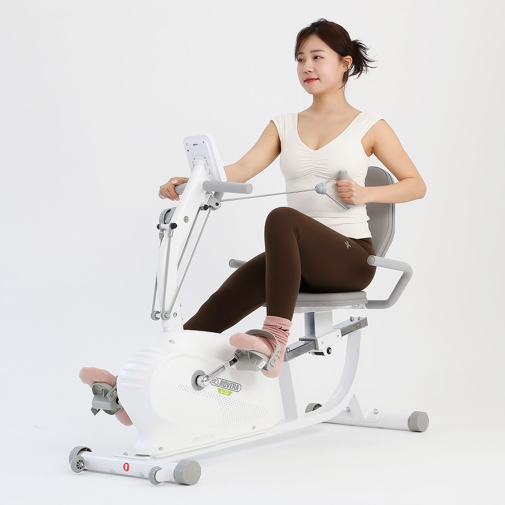 방문설치 로베라 좌식 실내자전거 V-70 로프장착 전신 운동기구, 현재가 268,000원