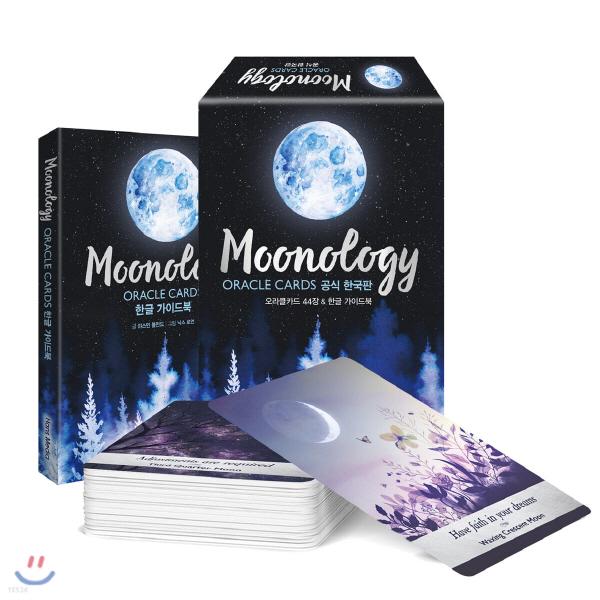 새책-스테이책터 [문올로지 오라클카드 공식 한국판] -오라클카드 44장n한글 가이드북n박스 케이스-한즈미디어(한스미디어)-야스 25,200원