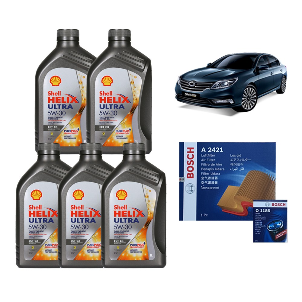 [한국 쉘정품] 뉴SM5 노바 쉘 힐릭스 울트라 합성엔진오일 패키지 세트 2.0 가솔린 73,800원
