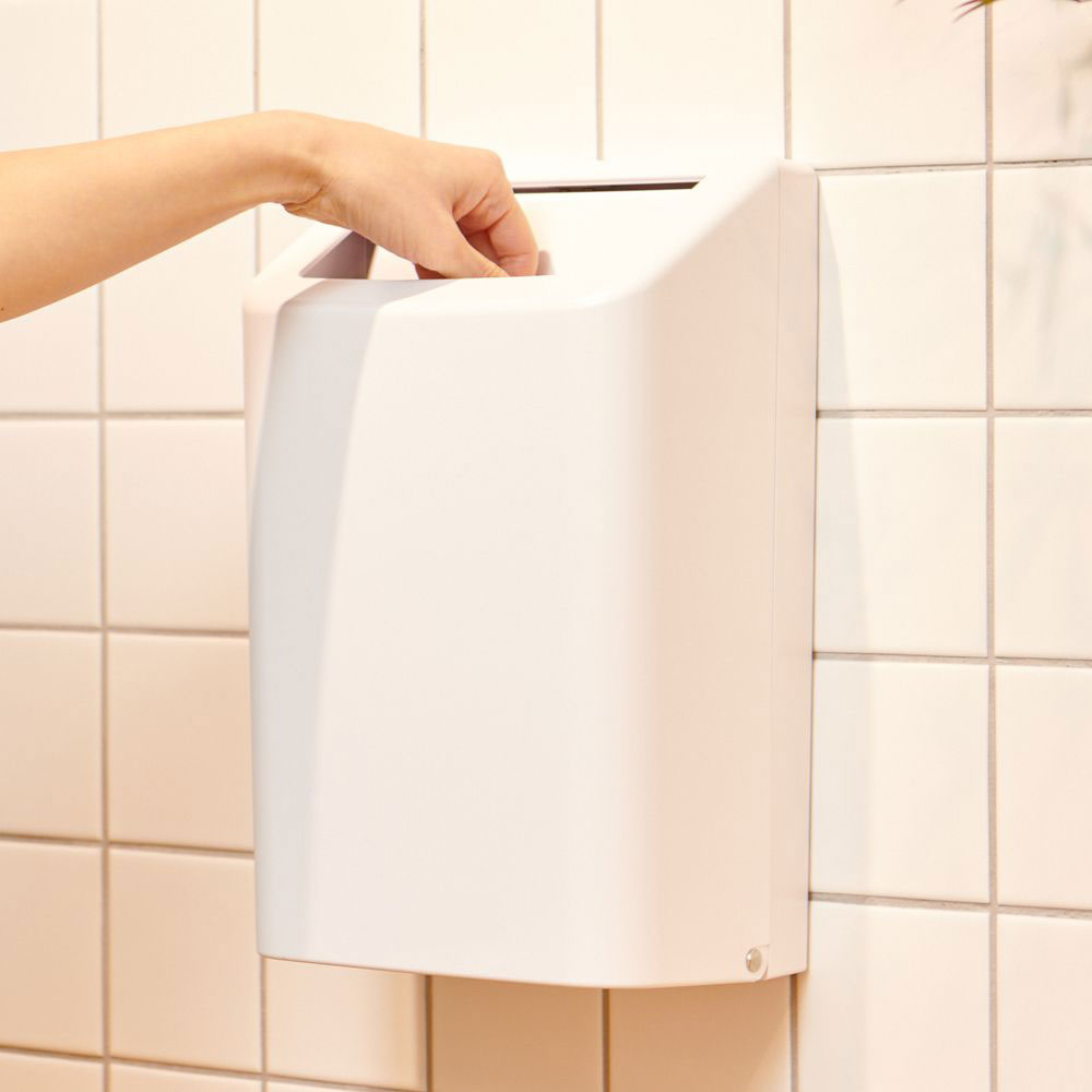 센스큐 에어 리치 벽걸이 휴지통 6L, 화이트 26,800원