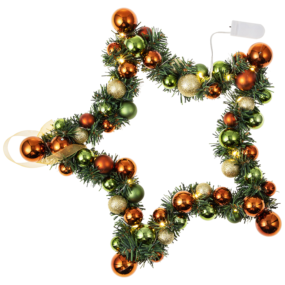 별모양 크리스마스 리스 LED 전구 세트 4,620원