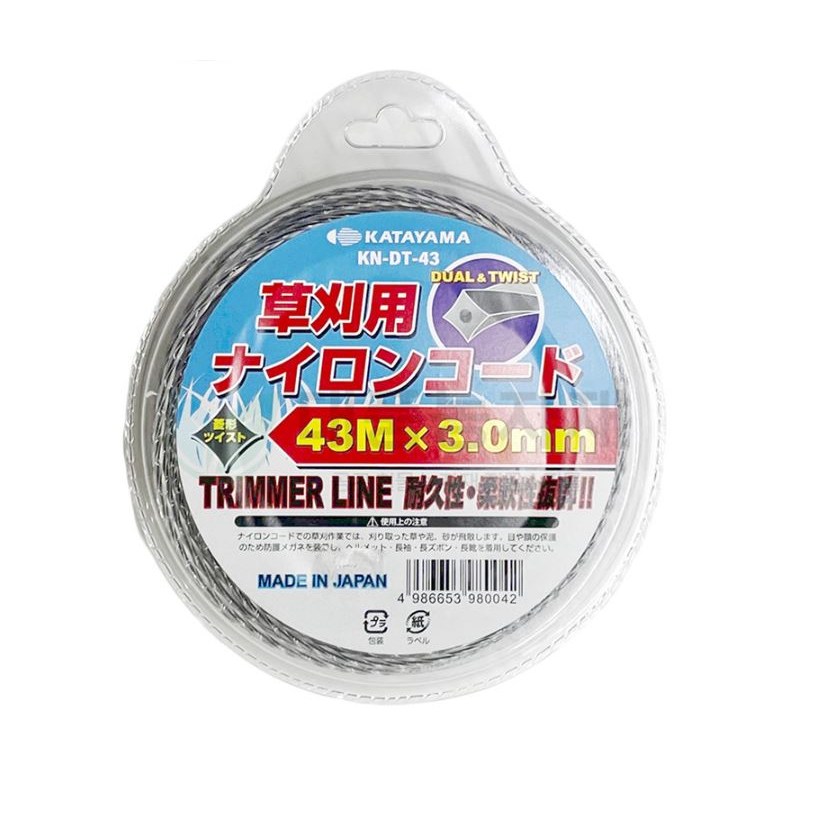 카타야마 예초기 줄날 끈 예초기 나일론줄 와이어 내장 3mm 43m 교체용 17,000원