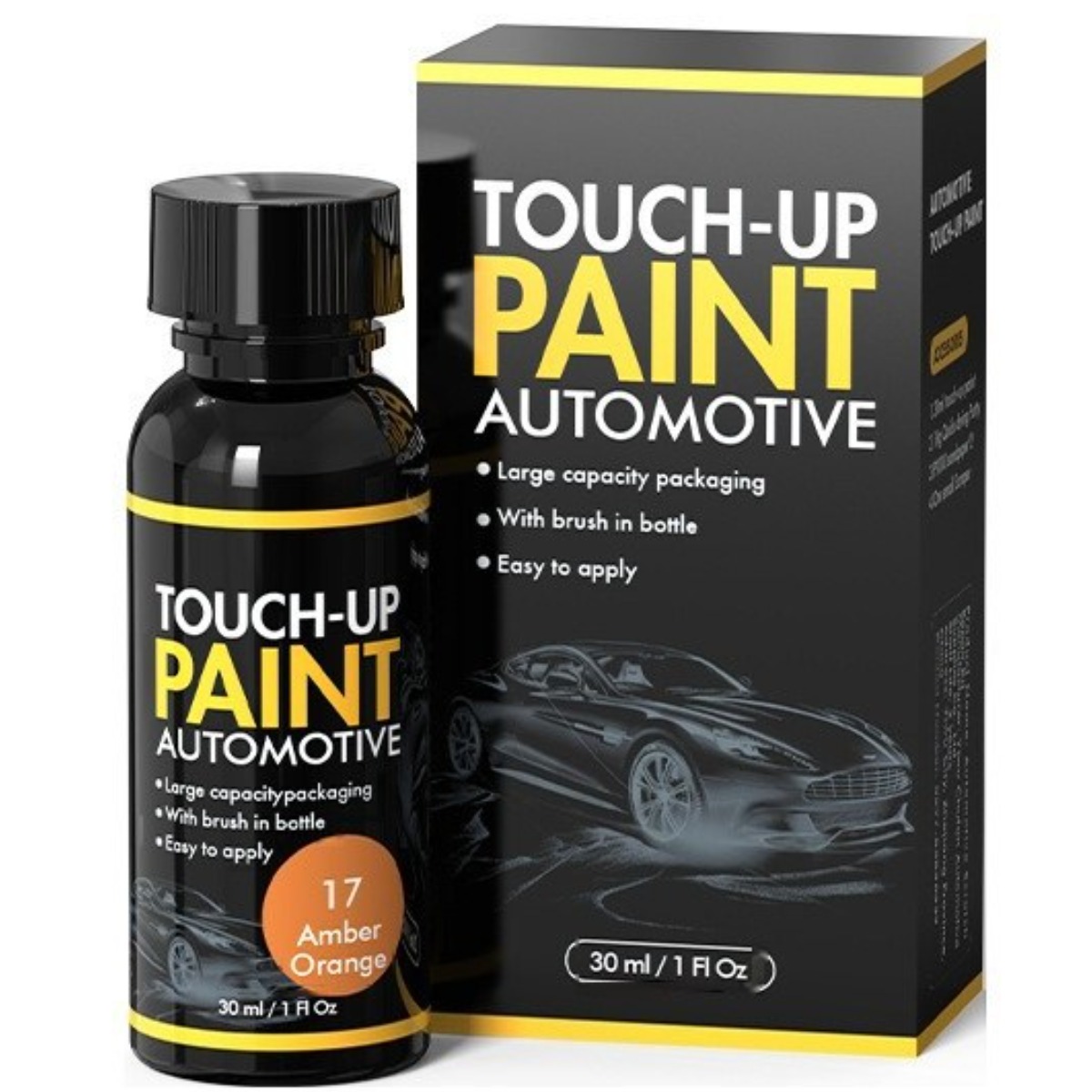 자동차 미세 스크래치 보수용 페인트 펜, 간편 DIY 흠집 커버 펜 타입, 블랙-30ml, 1개 13,600원