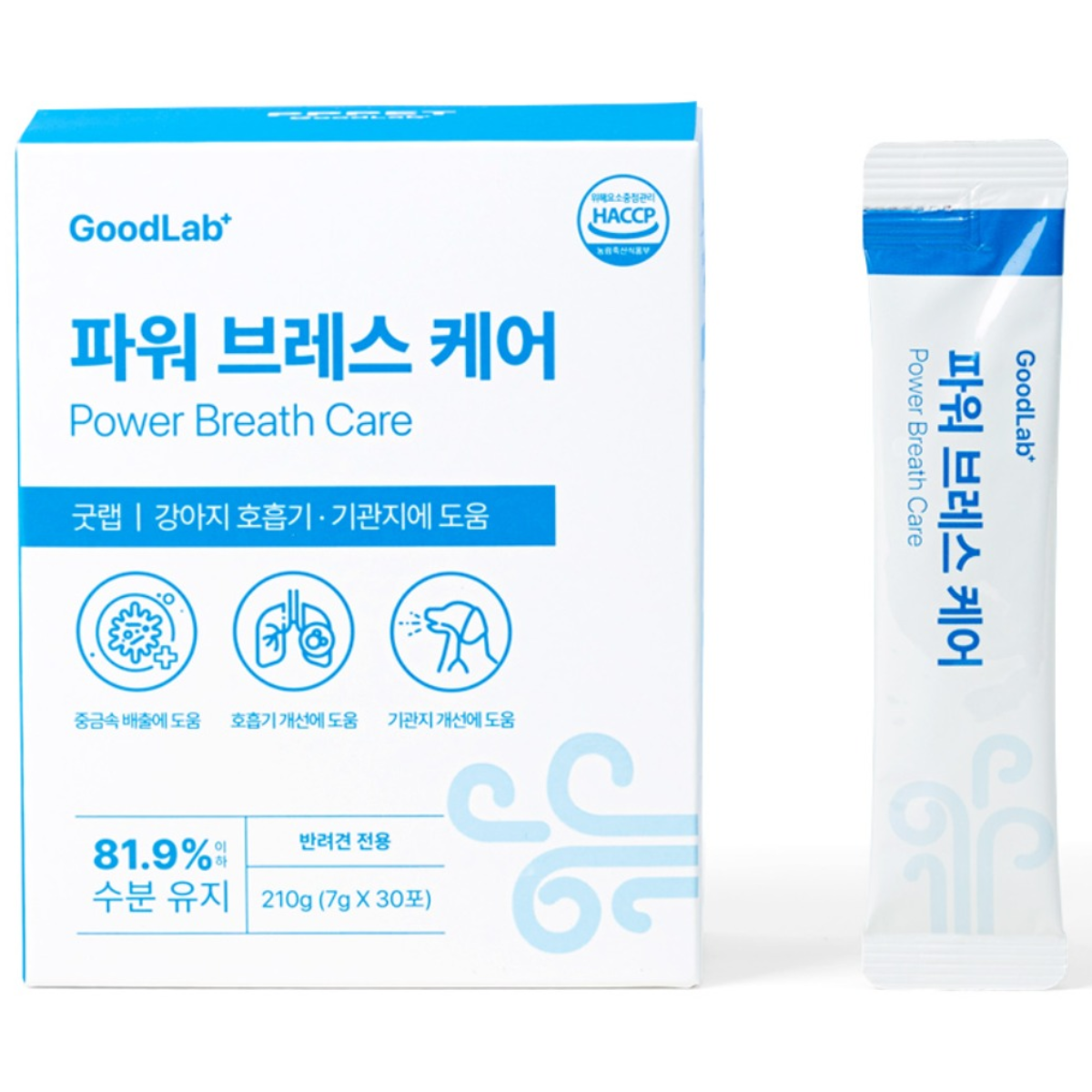 펫펫펫 강아지 기관지 영양제 협착증 기침 호흡기 보조제 약 사료 굿랩, 30회분, 호흡기/기관지, 1개 32,800원