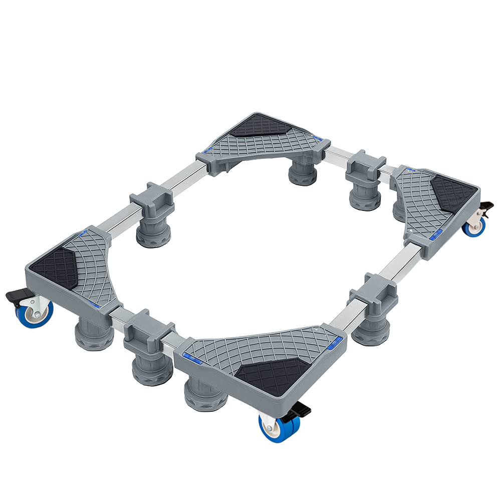 빅사이즈 이동식 세탁기 받침대 8발 바퀴 드럼 통돌이 건조기 소음차단, 1개, NZ-BIG8-R4 44,500원