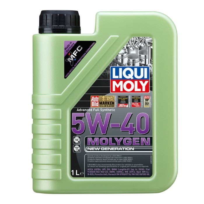리퀴몰리 몰리겐 엔진오일 5W40 1L 합성유 합성엔진오일 8576, 1L, 5w40, 1개 30,000원