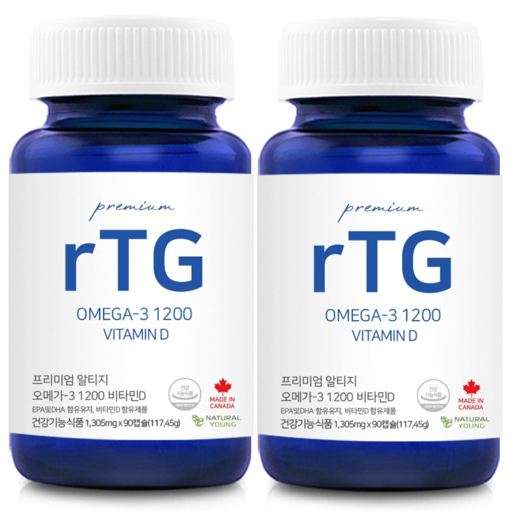 캐나다  rTG오메가3 1200 비타민D 알티지 41,400원