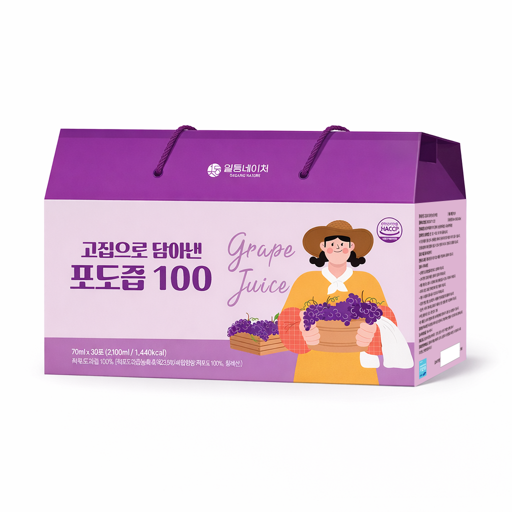 일등네이처 포도즙 100% 천연 무첨가 무가당 포도즙 산모 임신 임산부, 70ml 20,900원