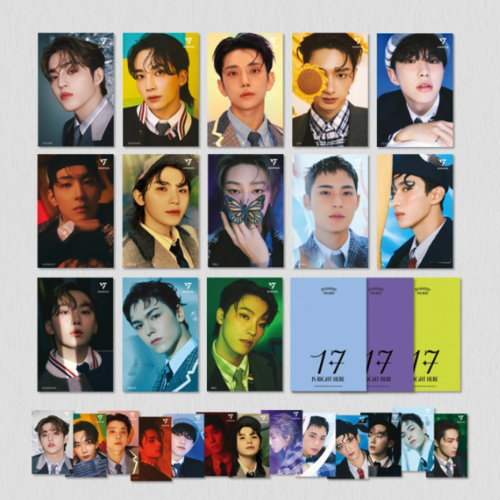 세븐틴 3D 렌티큘러 엽서 (17 IS RIGHT HERE) SEVENTEEN 포토카드 1장 포함 15,000원