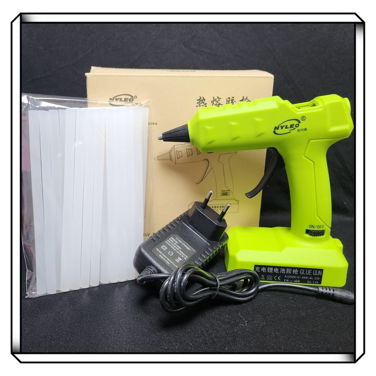 쏘잉행복하우스 글루건총 무선충전 글루건, 1세트 36,900원