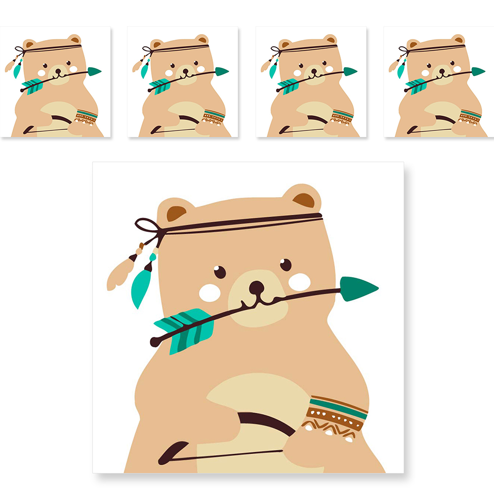 민화샵 소형 유화 인디언동물 5p UDOFB026B 17,000원