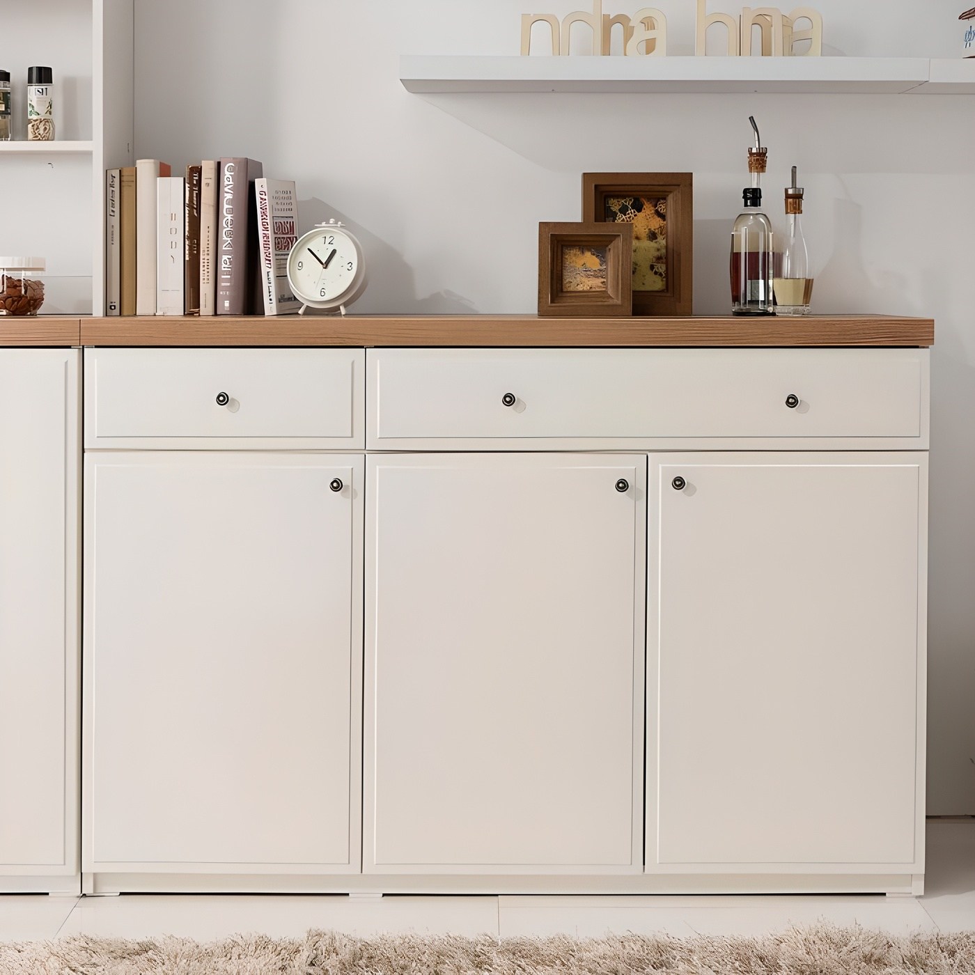 리센트 파스타 부페수납장 조리대/하부장, 아이보리+아카시아 159,000원