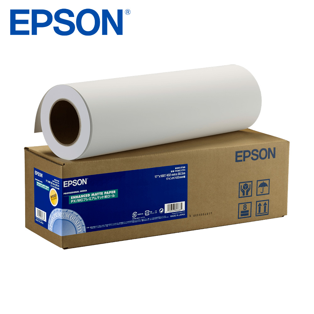 엡손 인핸스드 매트페이퍼 (향상된 매트용지) S041725 (SO41725) A2 432x30m 3인치지관 189G 무광택 플로터 인화지 74,000원