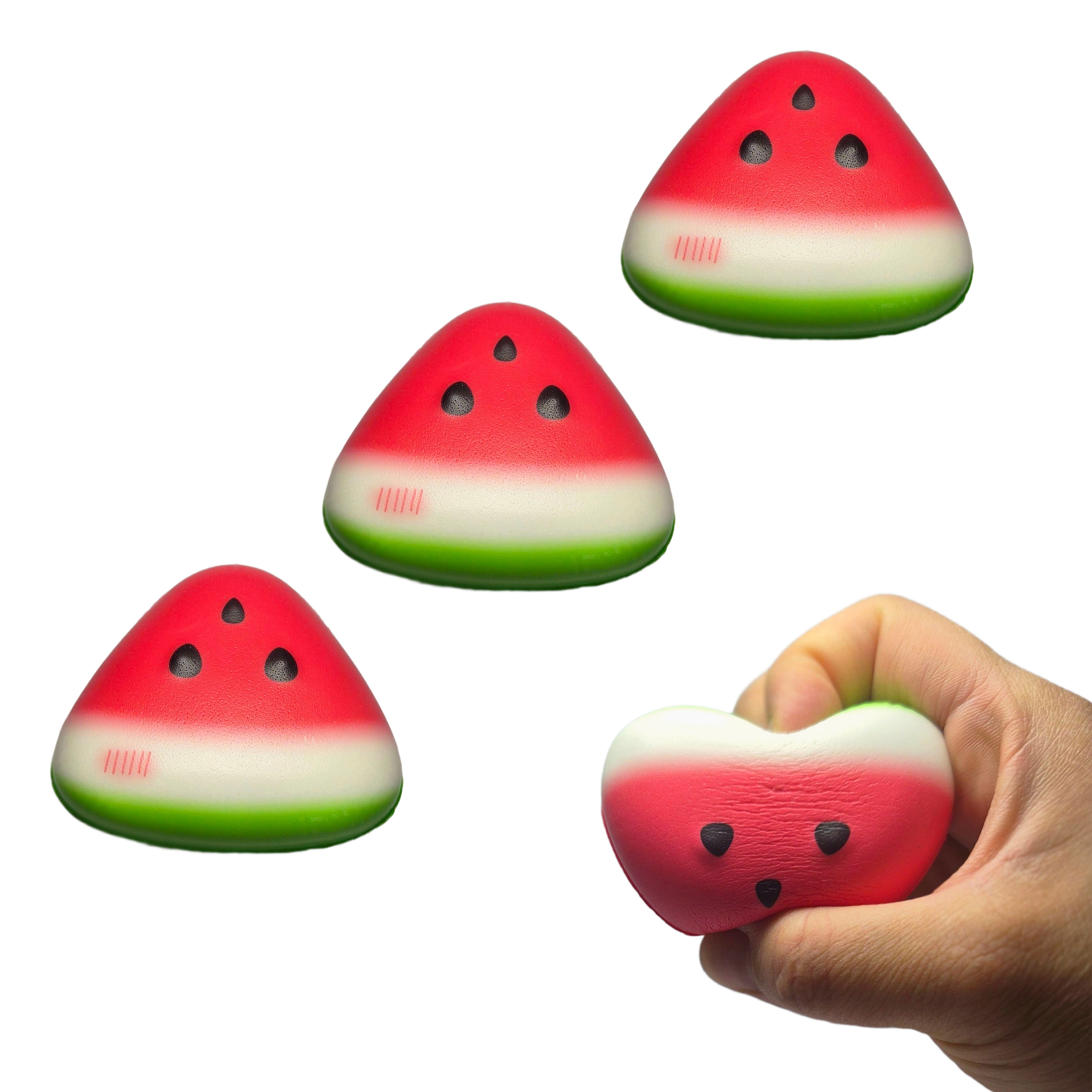 루이나 말랑 쫀뜩 수박 스퀴시 성인용 스트레스 해소볼, 3개 5,570원