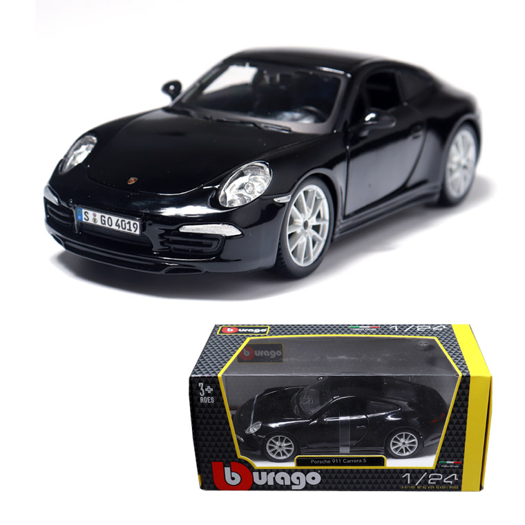 브라고 1:24 포르쉐 911 카레라 S 블랙 모형자동차 다이캐스트, 1개 28,900원