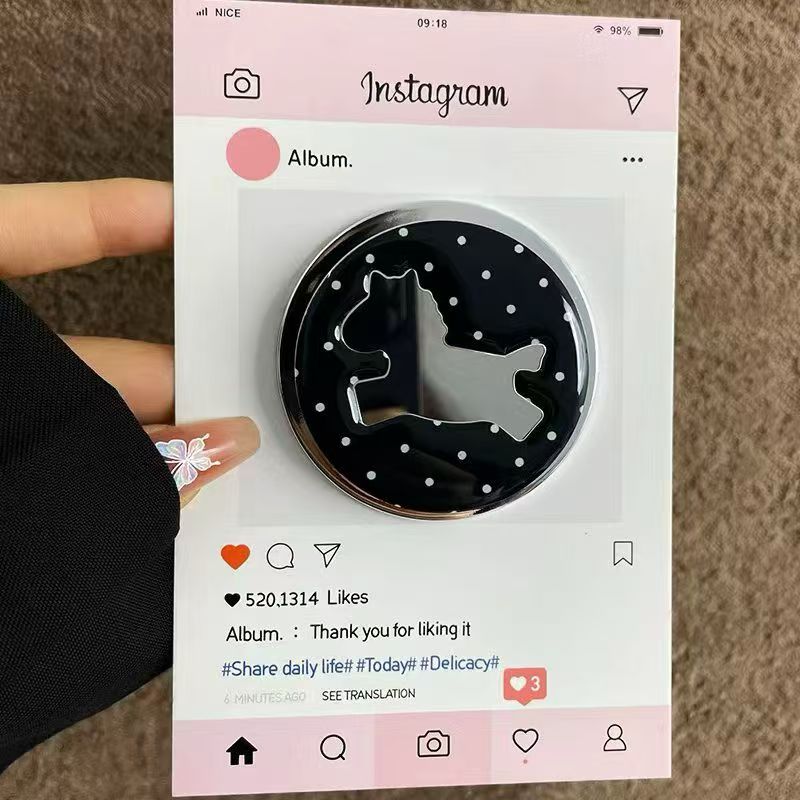 BULA불라 맥세이프 거울 그립 스마트톡, 1개, 블랙 도트 호스 9,800원