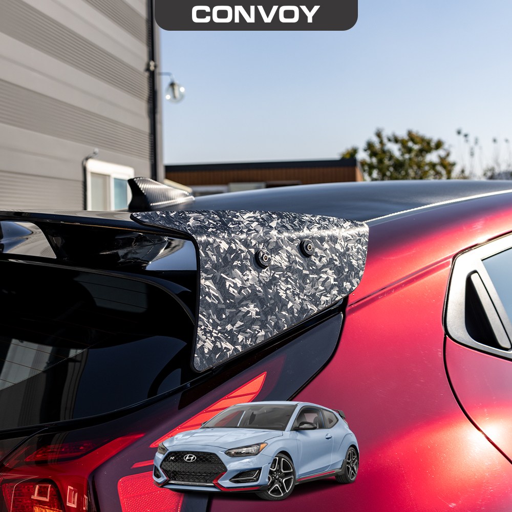 콘보이 벨로스터N 스포일러 사이드윙 튜닝용품, 무광포지드랩핑, 벨로스터N-디자인1 65,000원