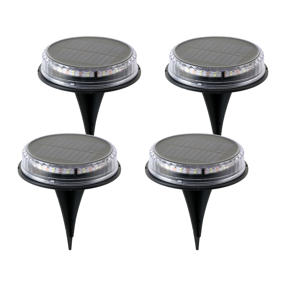 태양광 17LED 바닥등 4개 매립등 솔라 정원등 잔디등, 화이트 37,800원