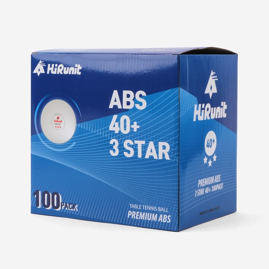 하이러닛 탁구공 ABS 40+ 3성 연습구  100입  화이트 24,500원