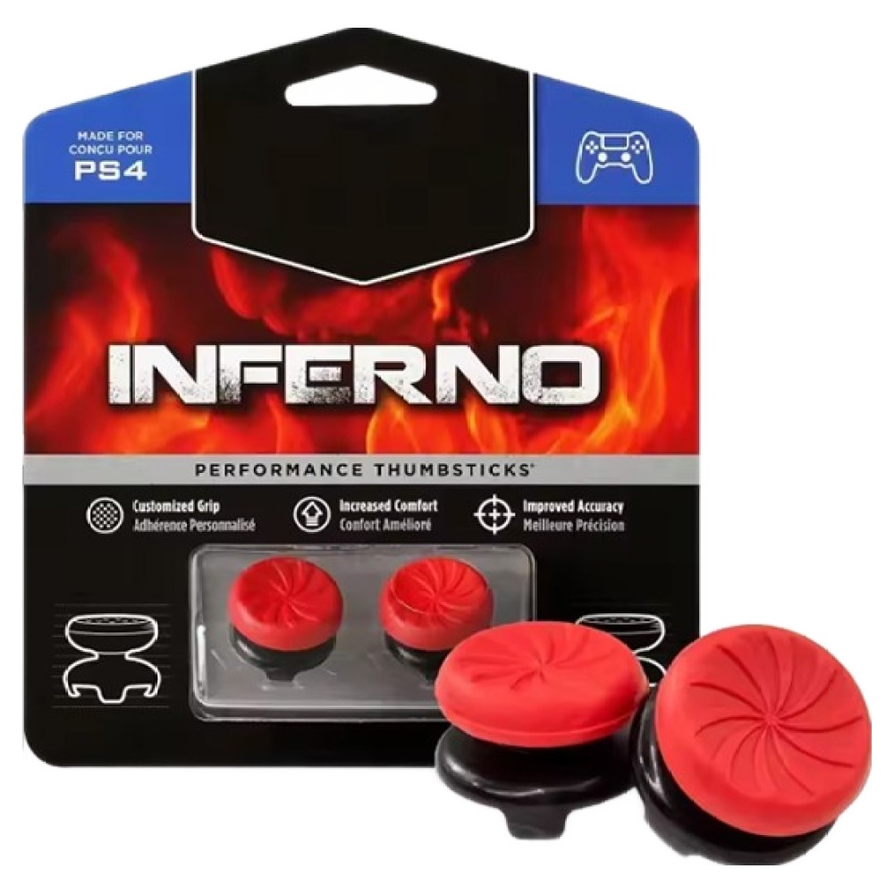 컨트롤프릭 PS5 플스5 XBOX 듀얼센스 게임패트 컨트롤러 키높이 스틱 캡 커버 필템 2p, 인페르노 레드, 1개, 단일상품 7,730원