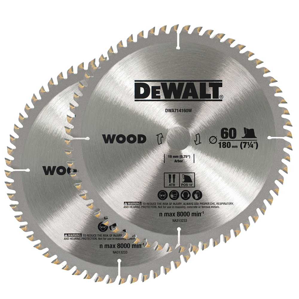 디월트 목재용 원형 톱날 180mm 60T 절단 커팅 컷팅 날, 2개 34,670원