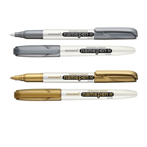 모나미 네임펜M 굵은글씨용 금색네임펜 은색네임펜 유치원 어린이집 초등학교 신학기용품 사무용품 13,170원