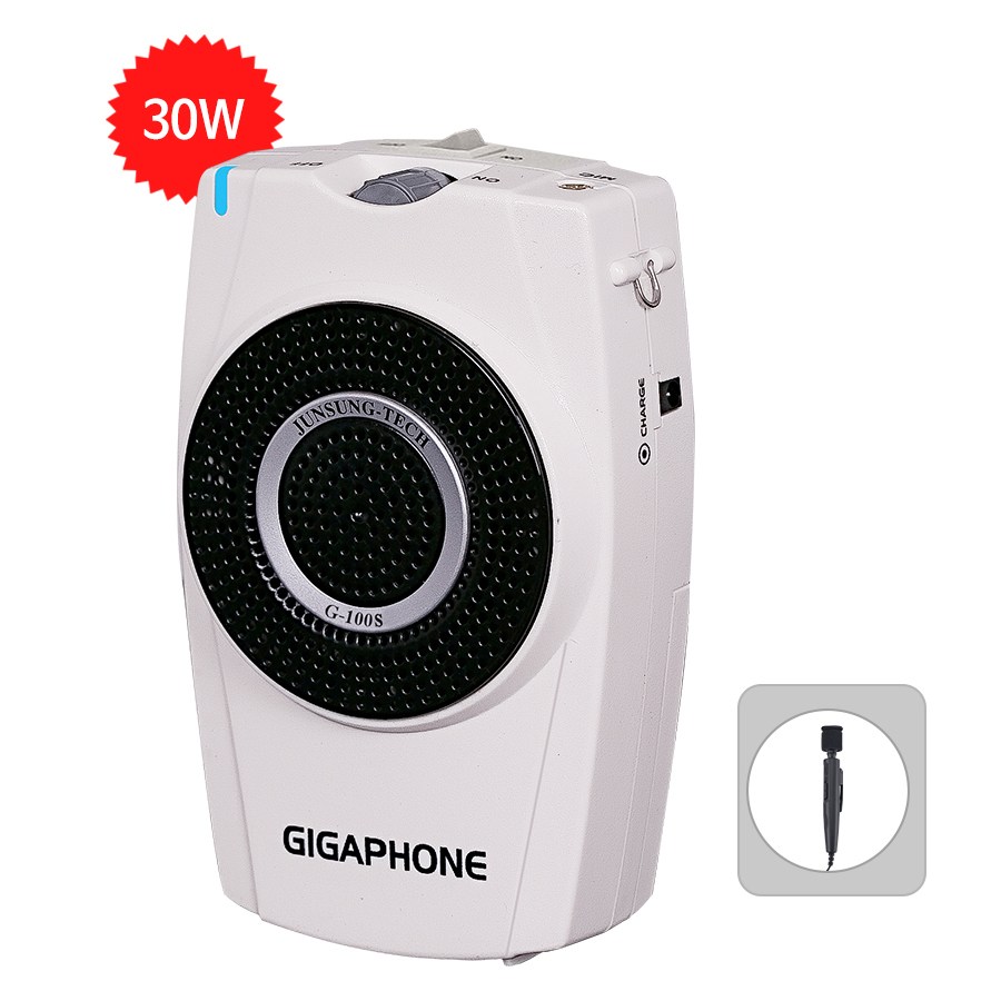 기가폰 G-100S 30W 강의용마이크 휴대용마이크 교실 선생님마이크 메가폰 확성기 121,000원