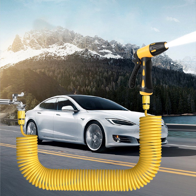 호밍사이  초강력고압분사기 + 20m  스프링 코일호스 세트 욕실 청소건 세차용 호스 19,980원