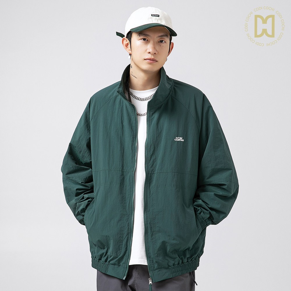 코디코치 남녀공용 캠핑 점퍼 바스락 바람막이 아노락 반집업 방풍 자켓 39,900원