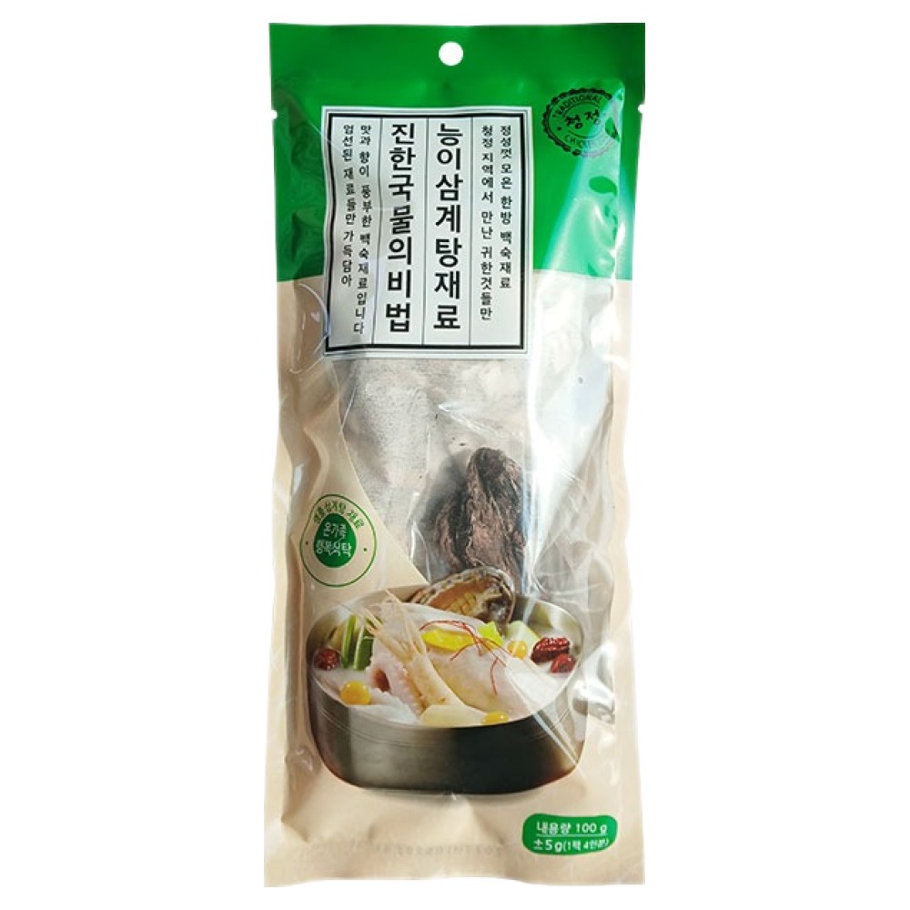 조은약초 능이 백숙재료, 100g, 1개 4,000원