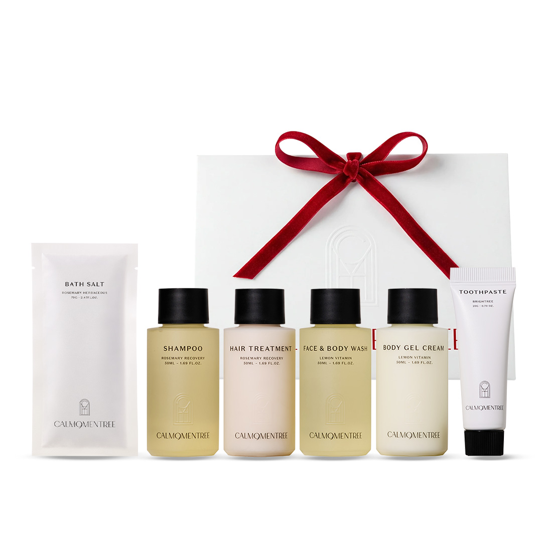 캄모멘트리 캄 트래블 여행용 5종&로즈마리 아로마 바스솔트 세트 (50mlx4/20g/70g), 1세트 27,800원