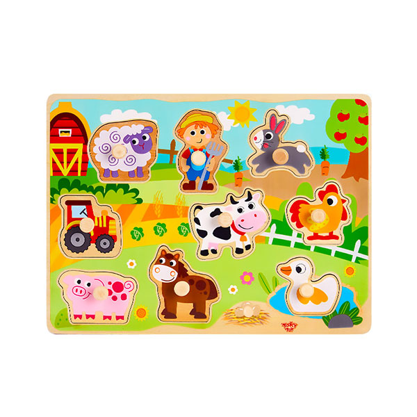 투키토이 농장꼭지퍼즐 10pcs TY858 14,000원